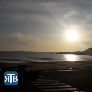 Coucher de soleil à Trez Belec, Telgruc