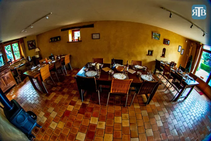 Salle de reception de la Maison d'hôte Rezkibilou